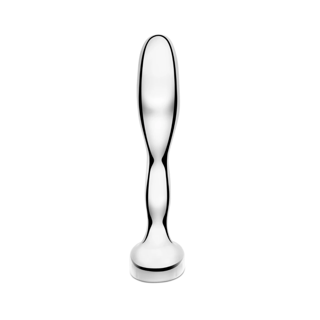 b-Vibe prostatos masažuoklis iš nerūdijančio plieno, M