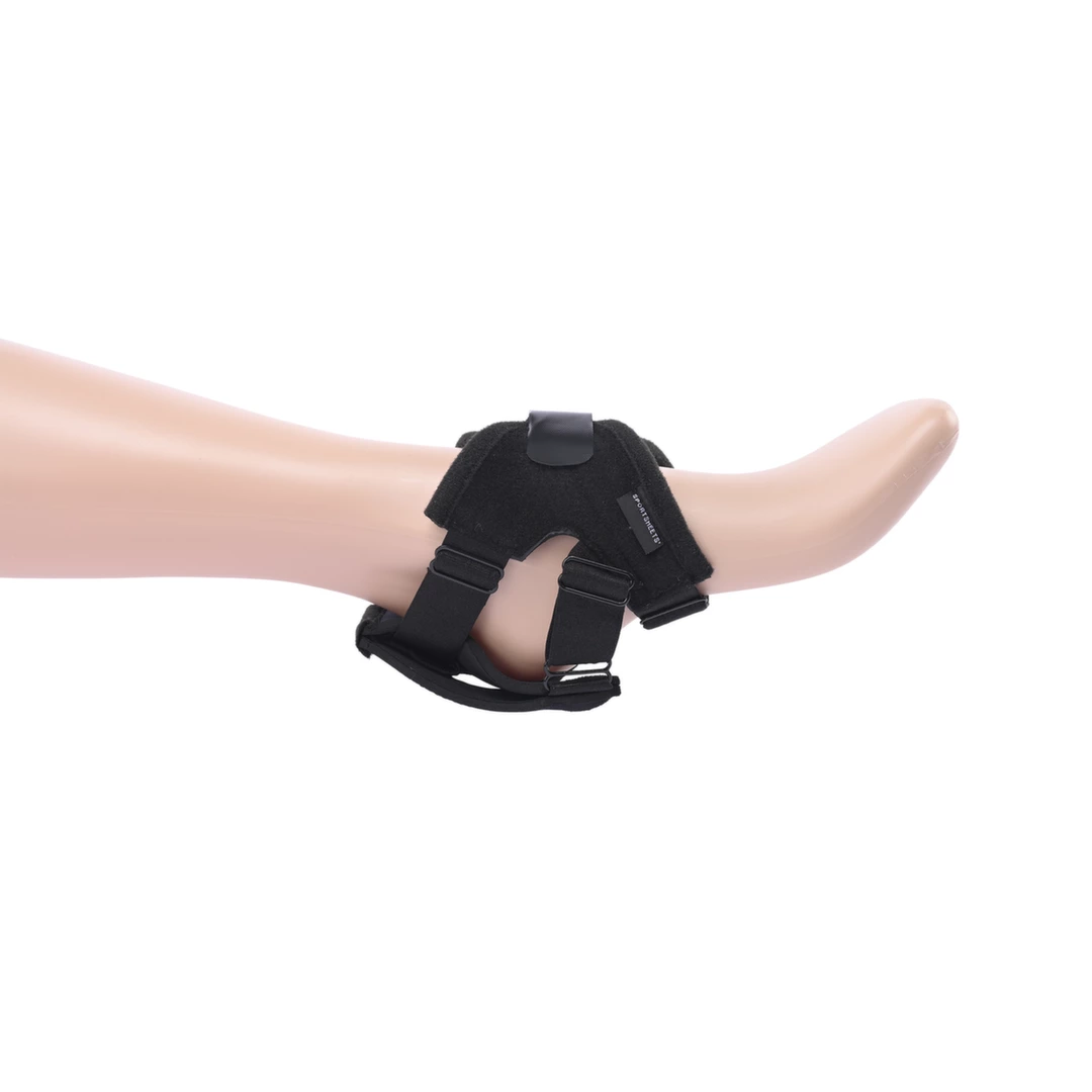 Sportsheets Pivot Flex Foot strap-on diržai pėdai, juodi