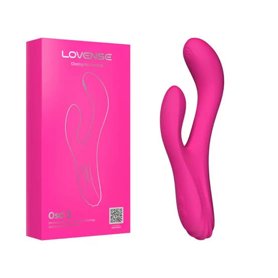 Lovense Gush 2 lankstus laisvų rankų vibratorius, valdomas programėle, žalias