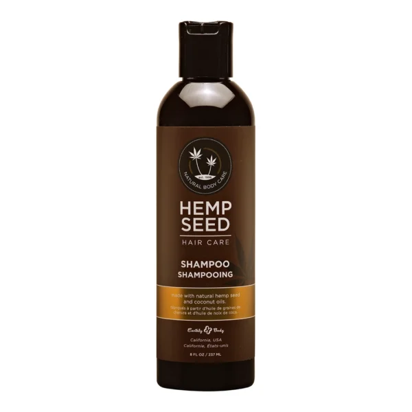 Earthly Body šampūnas su kanapių sėklų ir kokosų aliejumi, be sulfatų, 236 ml