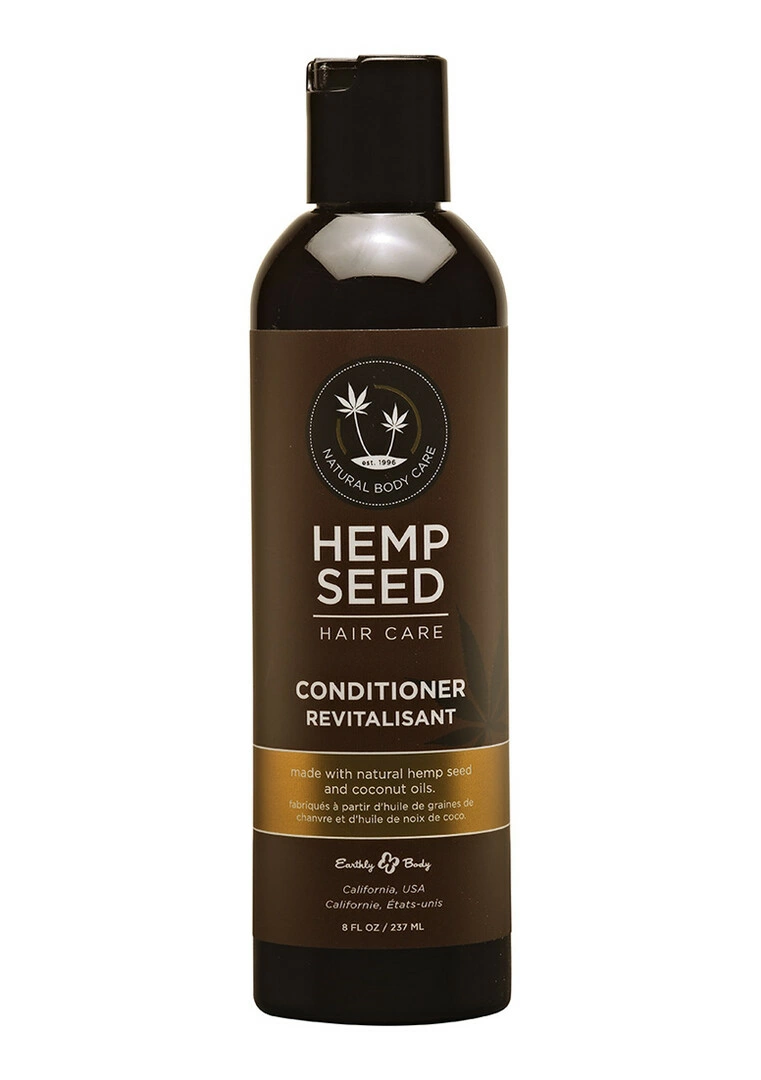 Earthly Body plaukų kondicionierius su kanapių sėklų ir kokosų aliejumi, 236 ml