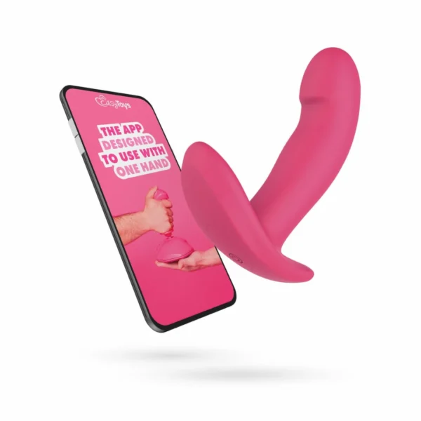 EasyConnect Ivy intymus masažuoklis, valdomas programėle, violetinis