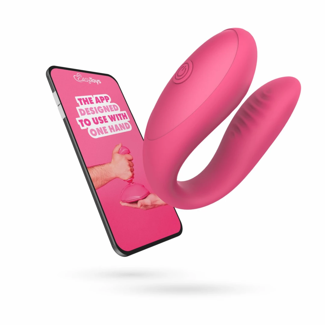 EasyConnect Orio vibratorius poroms, valdomas programėle, violetinis