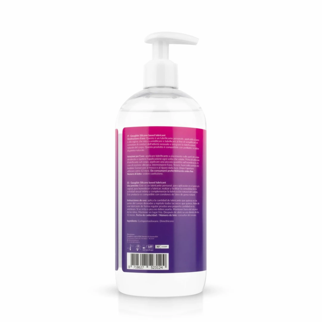 EasyGlide lubrikantas silikono pagrindu, bespalvis ir bekvapis, 500 ml