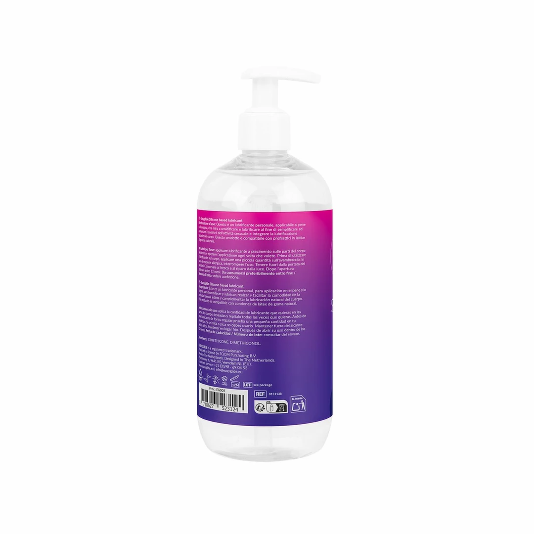 EasyGlide lubrikantas silikono pagrindu, bespalvis ir bekvapis, 500 ml