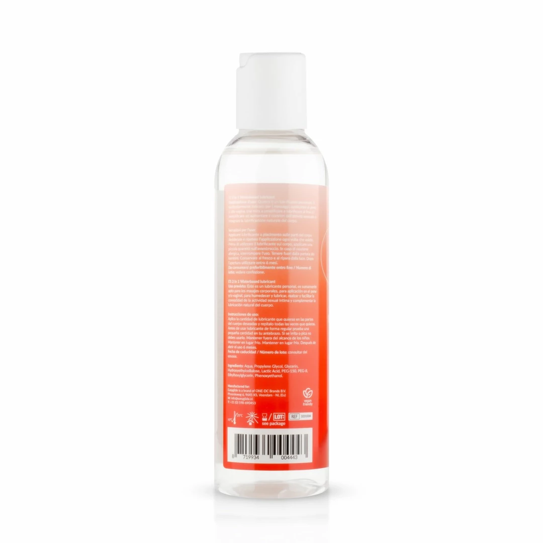 EasyGlide 2 viename masažo gelis ir lubrikantas vandens pagrindu, 150 ml
