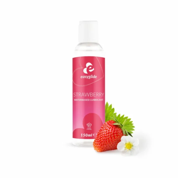 EasyGlide lubrikantas vandens pagrindu su braškių skoniu, 150 ml