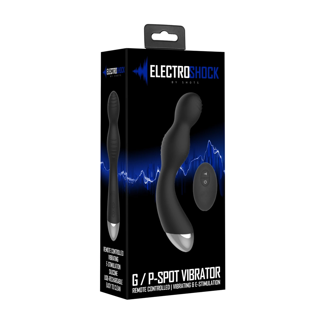 ElectroShock by Shots G/P taško stimuliatorius su elektrostimuliacija, juodas