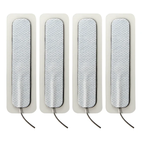 ElectraStim Long lipnūs vienpoliai elektrodai, 1,5 x 7,6 cm, 4 vnt.
