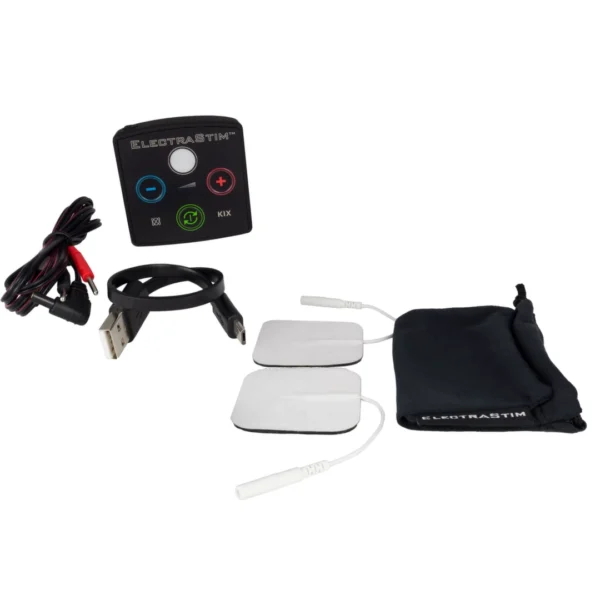ElectraStim KIX vieno kanalo elektrostimuliacijos stimuliatorius, įkraunamas per USB