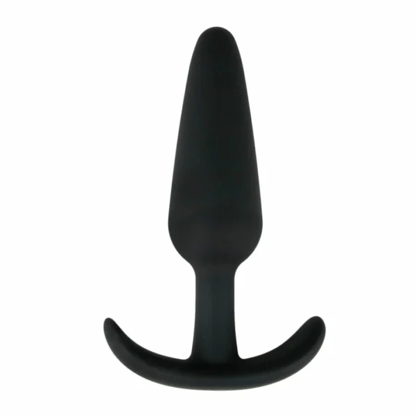 Easytoys silikoninis analinis kaištis, juodas, L