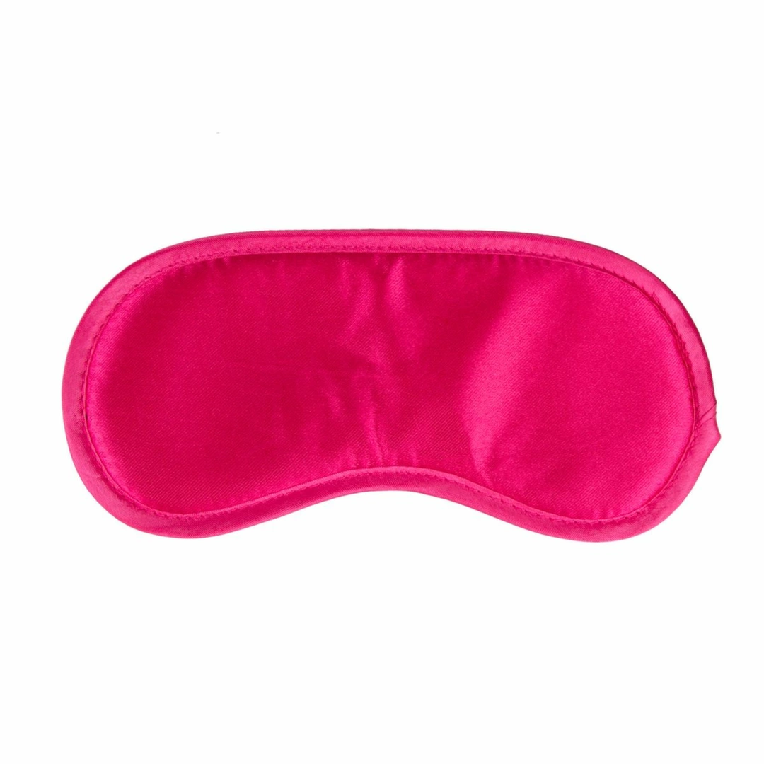 Easytoys satininis akių raištis su elastine juostele, rožinis