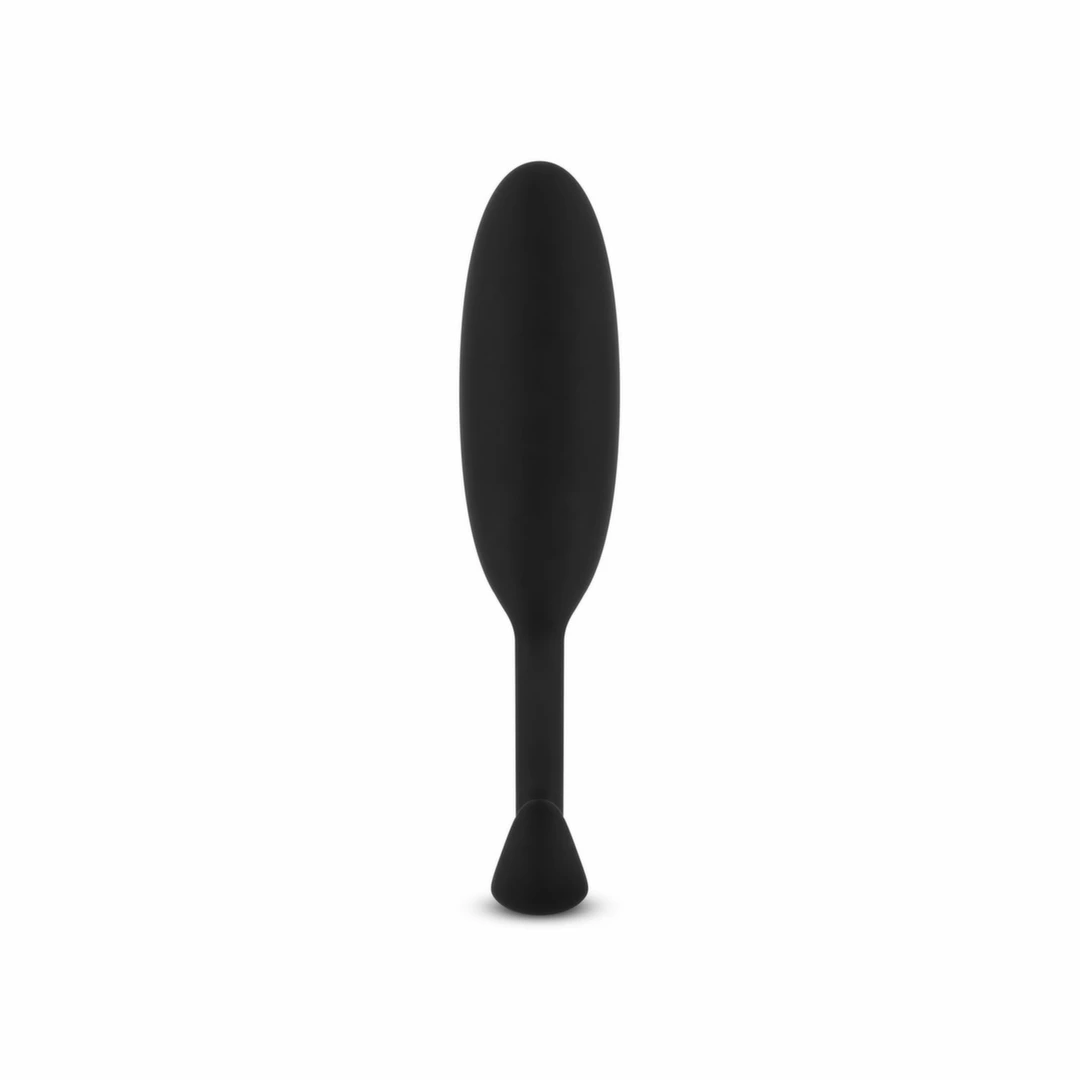 Easytoys Heavy Fulfiller silikoninis analinis kaištis su svarmeniu, mažas, juodas