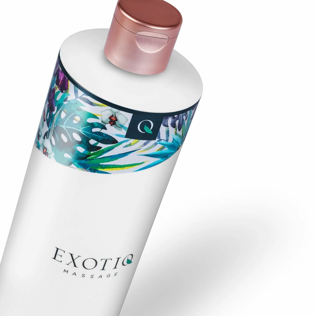 Exotiq Body To Body masažo aliejus su dozatoriumi, 500 ml