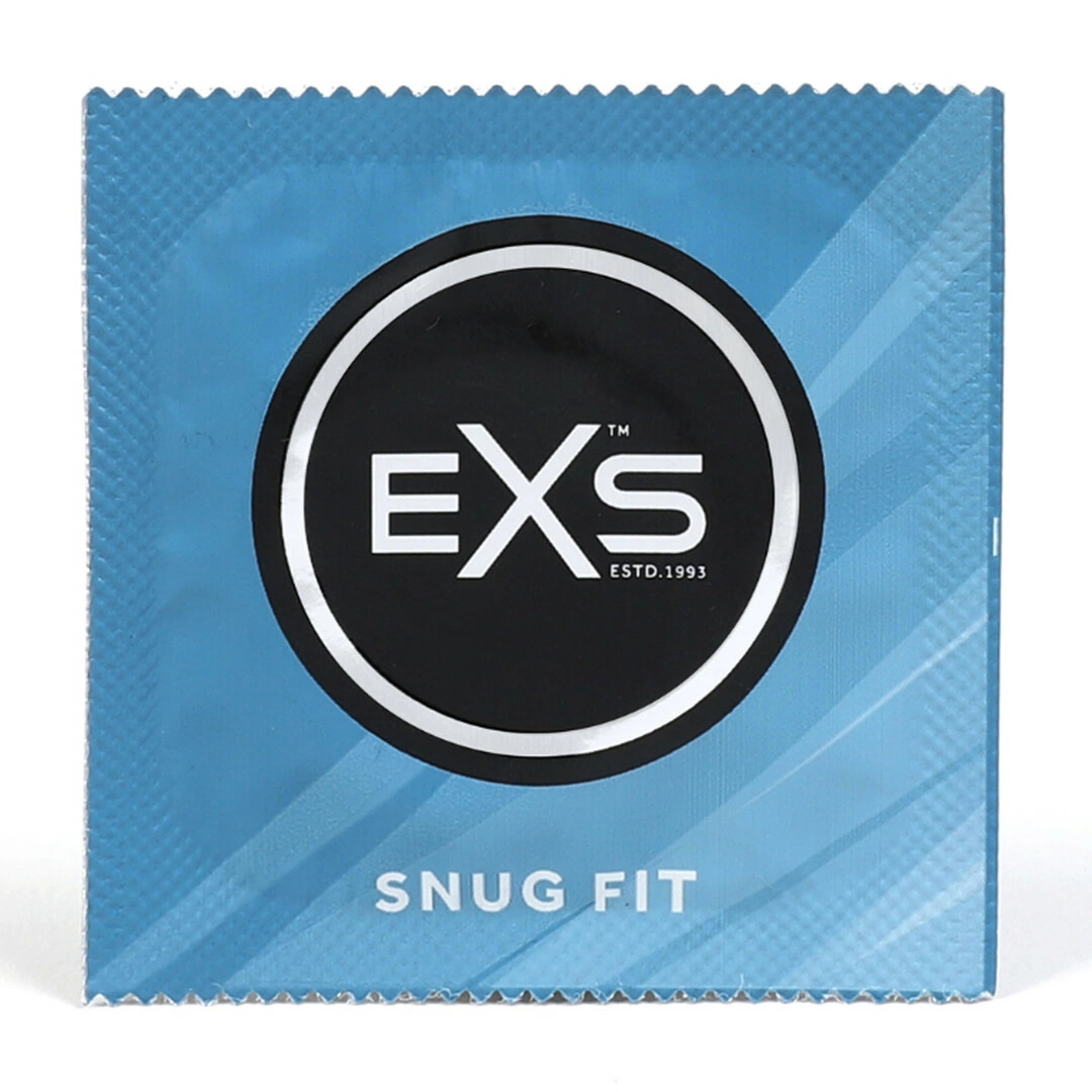EXS Snug Fit latekso prezervatyvai, 49 mm, 48 vnt.