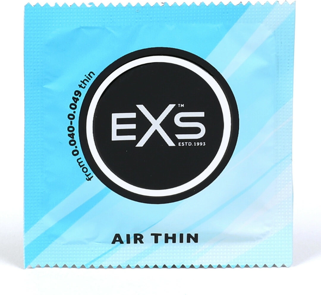 EXS Air Thin anatominės formos lateksiniai prezervatyvai, 48 vnt.