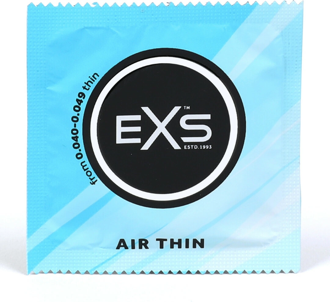 EXS Air Thin itin ploni latekso prezervatyvai, 56 mm, 100 vnt.