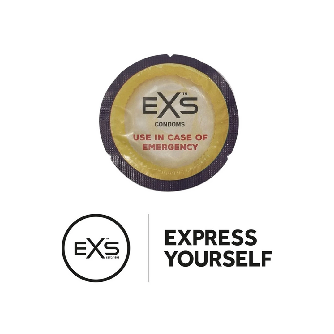 EXS Regular prezervatyvai iš latekso, 54 mm, 100 vnt.