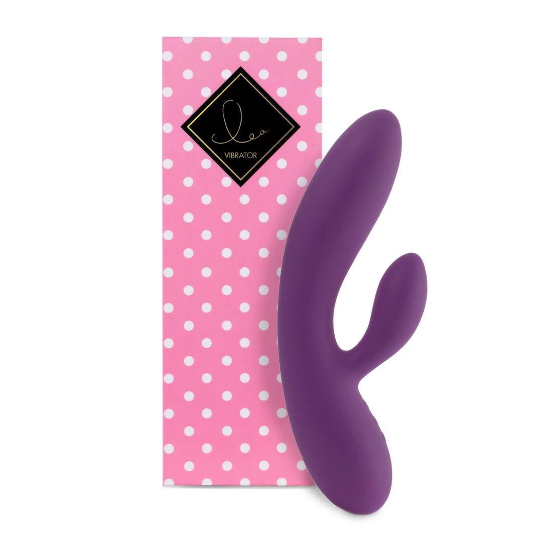 FeelzToys Lea vibratorius su dviem varikliais, violetinis