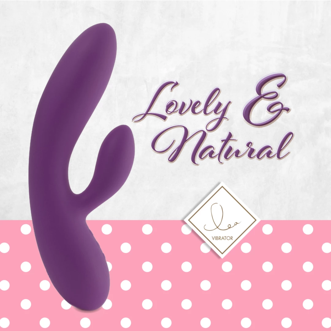 FeelzToys Lea vibratorius su dviem varikliais, violetinis