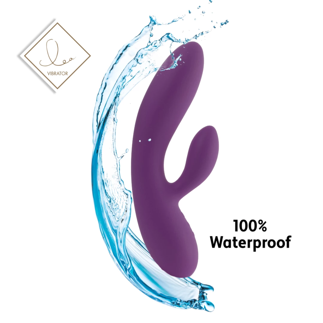 FeelzToys Lea vibratorius su dviem varikliais, violetinis