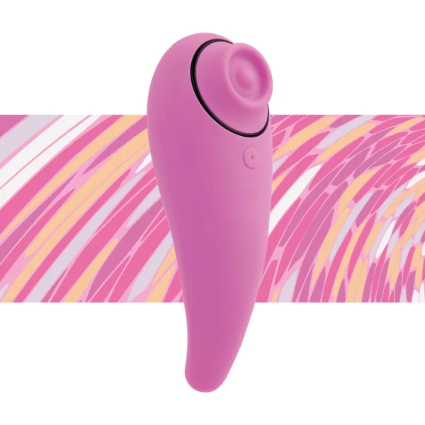 FeelzToys FemmeGasm klitorio stimuliatorius su tapšnojimu ir vibracija, rožinis