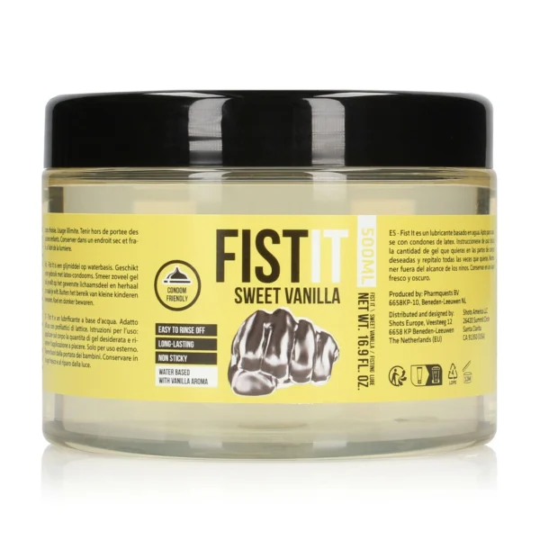 Fist It lubrikantas vandens pagrindu, tinka su lateksiniais prezervatyvais, 500 ml