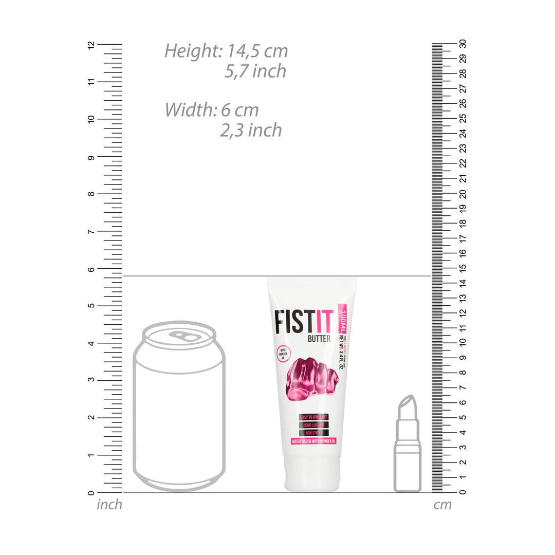 Fist It by Shots lubrikantas vandens pagrindu be kvapo, 100 ml