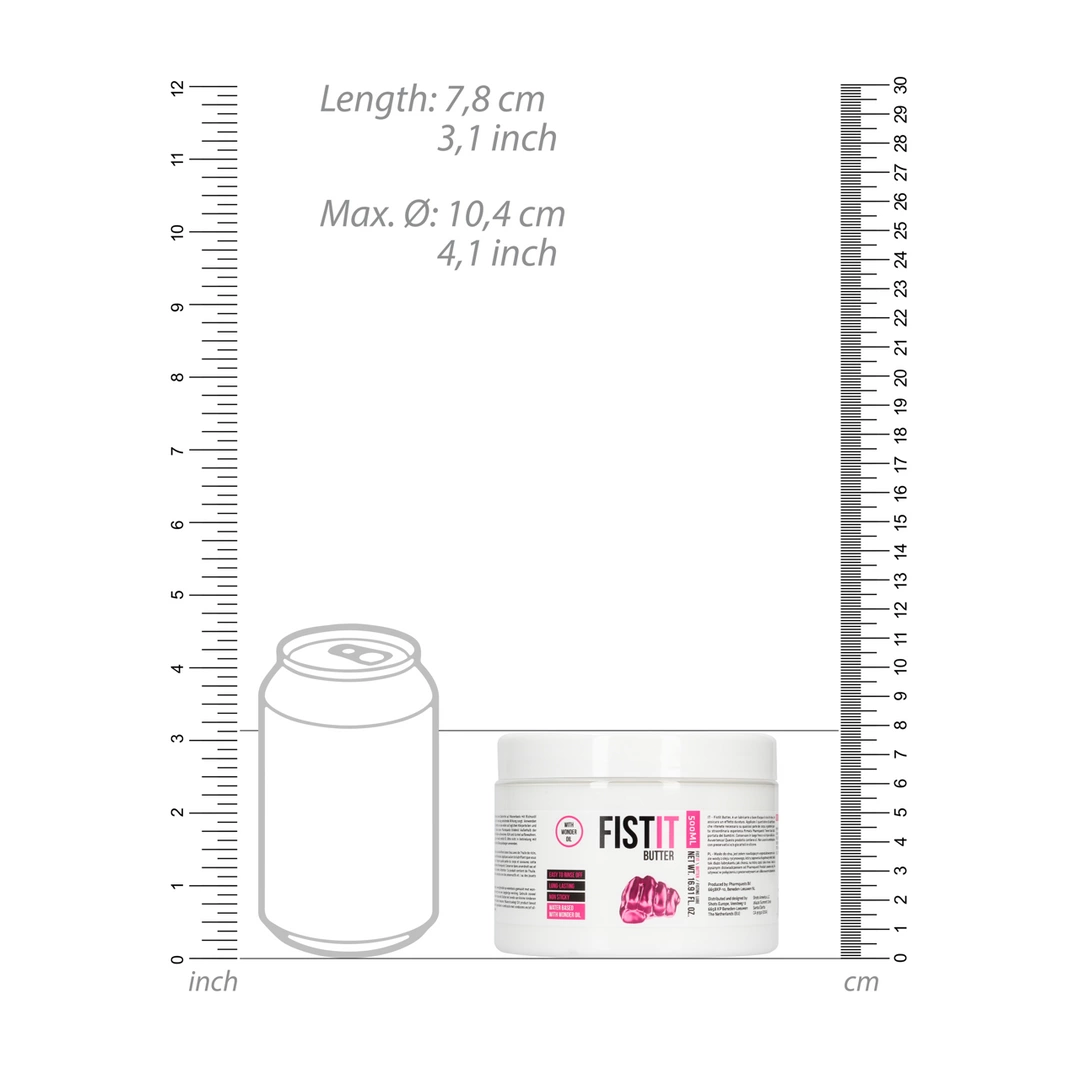 Fist It by Shots Sliding Butter lubrikantas vandens pagrindu, 500 ml