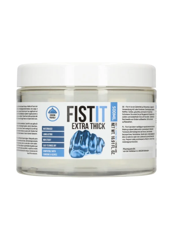 Fist It Professional labai tirštas lubrikantas vandens pagrindu, 500 ml