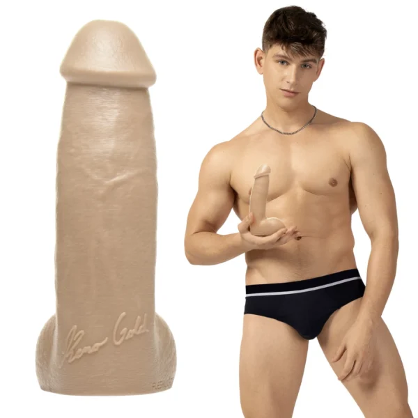 Fleshlight Fleshjack Boys Reno Gold anatominis dildo, 19 cm
