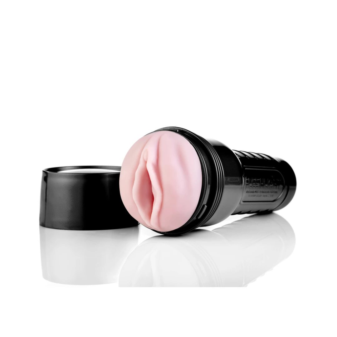Fleshlight Pink Lady Vortex masturbatorius su spiraline struktūra, 25,5 cm