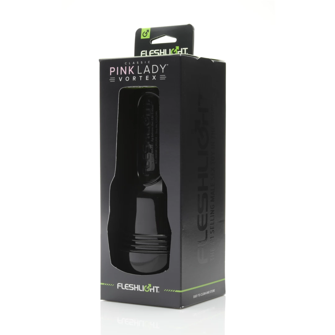 Fleshlight Pink Lady Vortex masturbatorius su spiraline struktūra, 25,5 cm