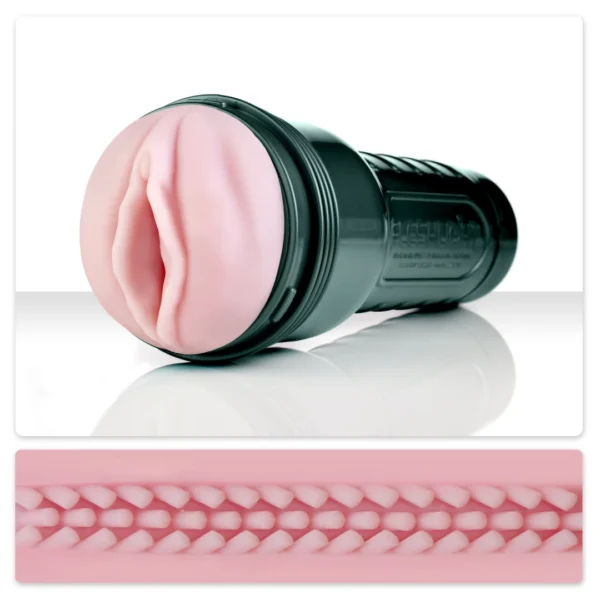 Fleshlight Vibro Pink Lady Touch masturbatorius su 3 vibruojančiais moduliais, rožinis