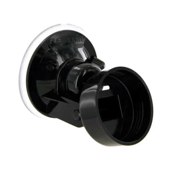 Fleshlight Shower Mount dušo laikiklis su siurbtuku, juodas