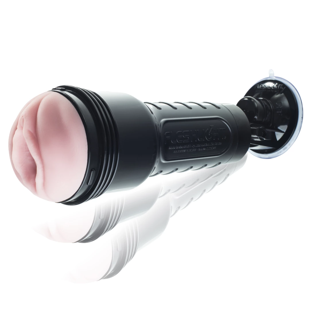 Fleshlight Shower Mount dušo laikiklis su siurbtuku, juodas