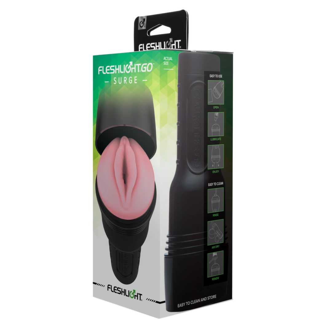 Fleshlight Go Surge Pink Lady kompaktiškas masturbatorius