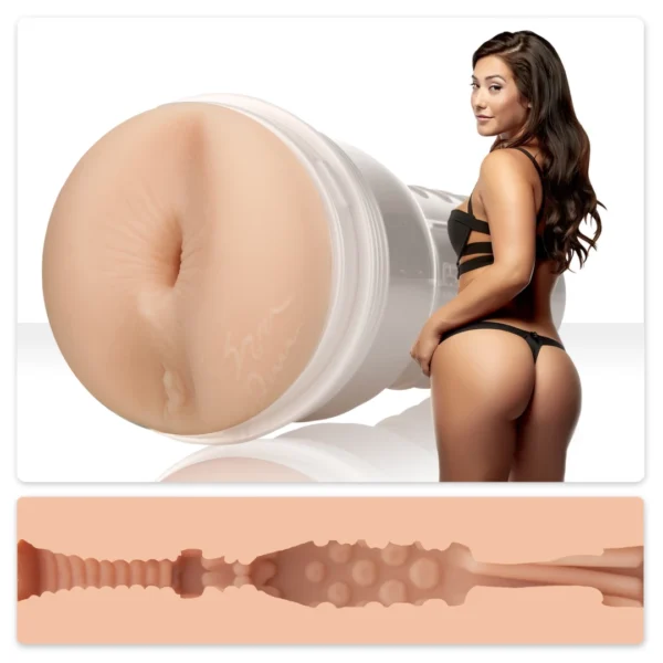 Fleshlight Girls Eva Lovia Spice masturbatorius su spiraliniu kanalu, SuperSkin