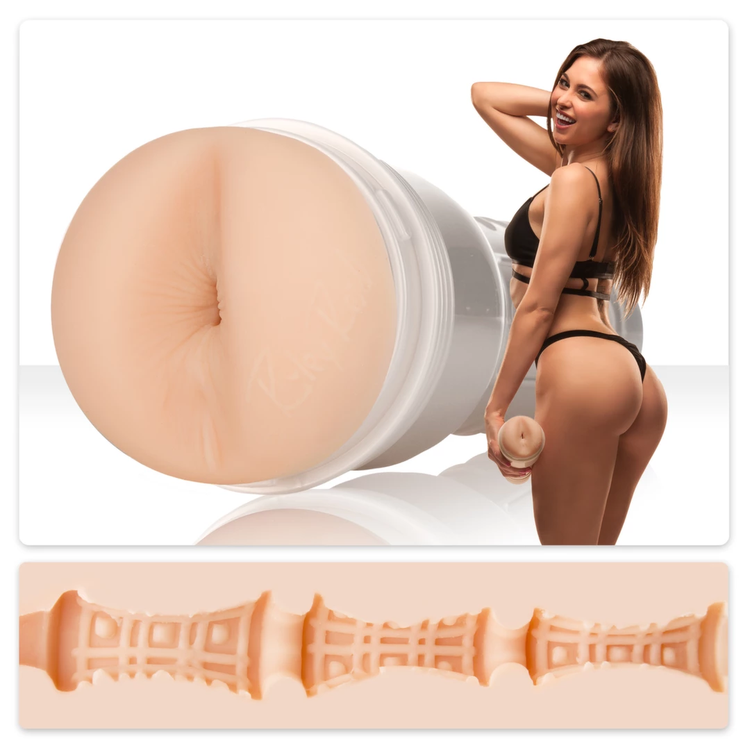 Fleshlight Girls Riley Reid Euphoria masturbatorius su spiraline tekstūra, SuperSkin