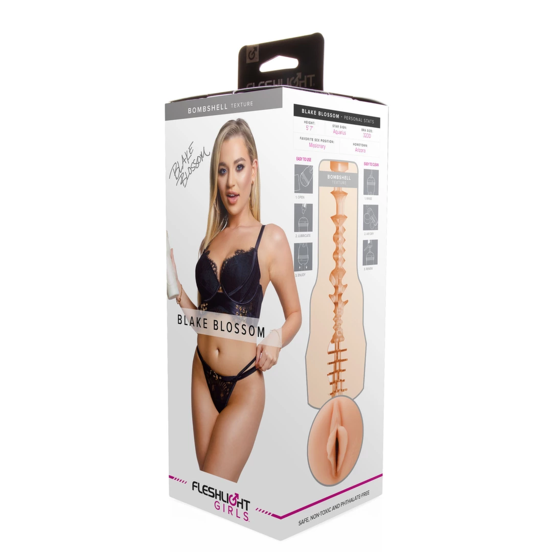 Fleshlight Girls Blake Blossom Bombshell masturbatorius, Real Feel SuperSkin