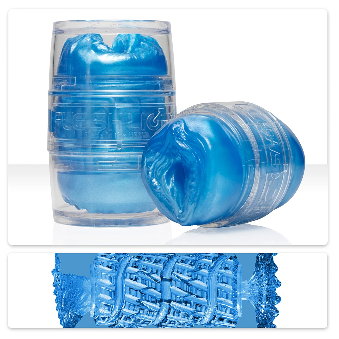 Fleshlight Quickshot Alien kompaktiškas masturbatorius, mėlynas