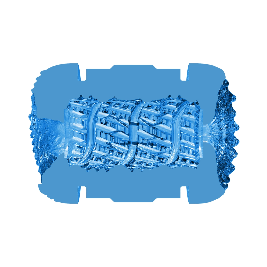 Fleshlight Quickshot Alien kompaktiškas masturbatorius, mėlynas