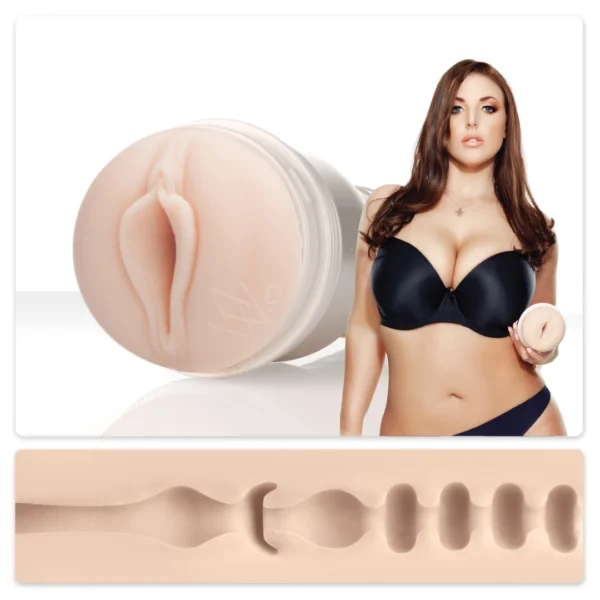 Fleshlight Girls Angela White Indulge masturbatorius su SuperSkin įdėklu