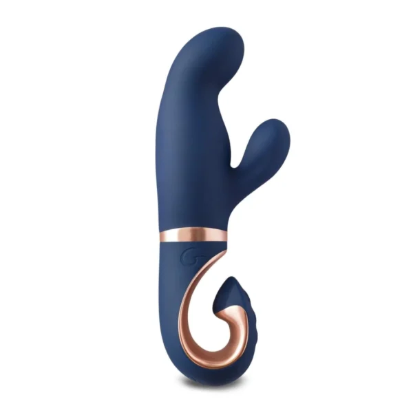 Gvibe Gentley G taško ir klitorio vibratorius su dviem varikliais, Caribbean Blue
