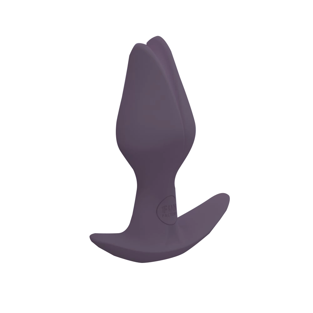 Fun Factory Bootie Fem Dark Taupe analinis kaištis, silikoninis, 8,5 cm