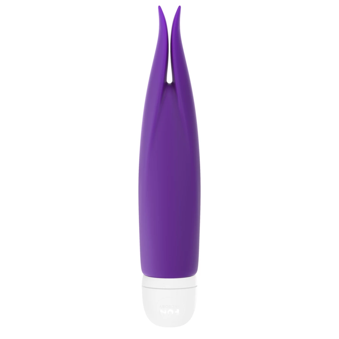 Fun Factory Volita Violet mini vibratorius, silikoninis, atsparus vandeniui, 16 cm