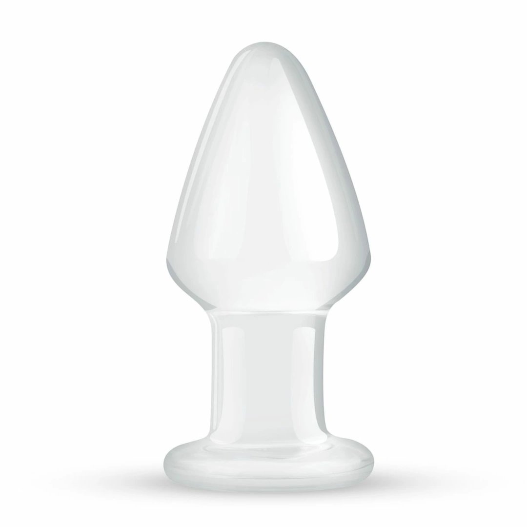 Gildo Glas No. 25 stiklinis analinis kaištis, vidutinis, skaidrus