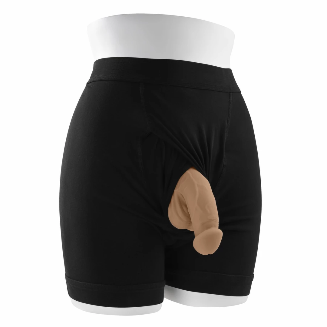Gender X minkštas silikoninis penio imitatorius (packer), vidutinis, 12,7 cm