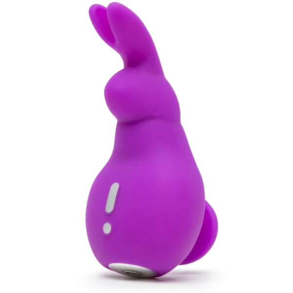 Happy Rabbit Mini Ears klitorio vibratorius, atsparus vandeniui, violetinis