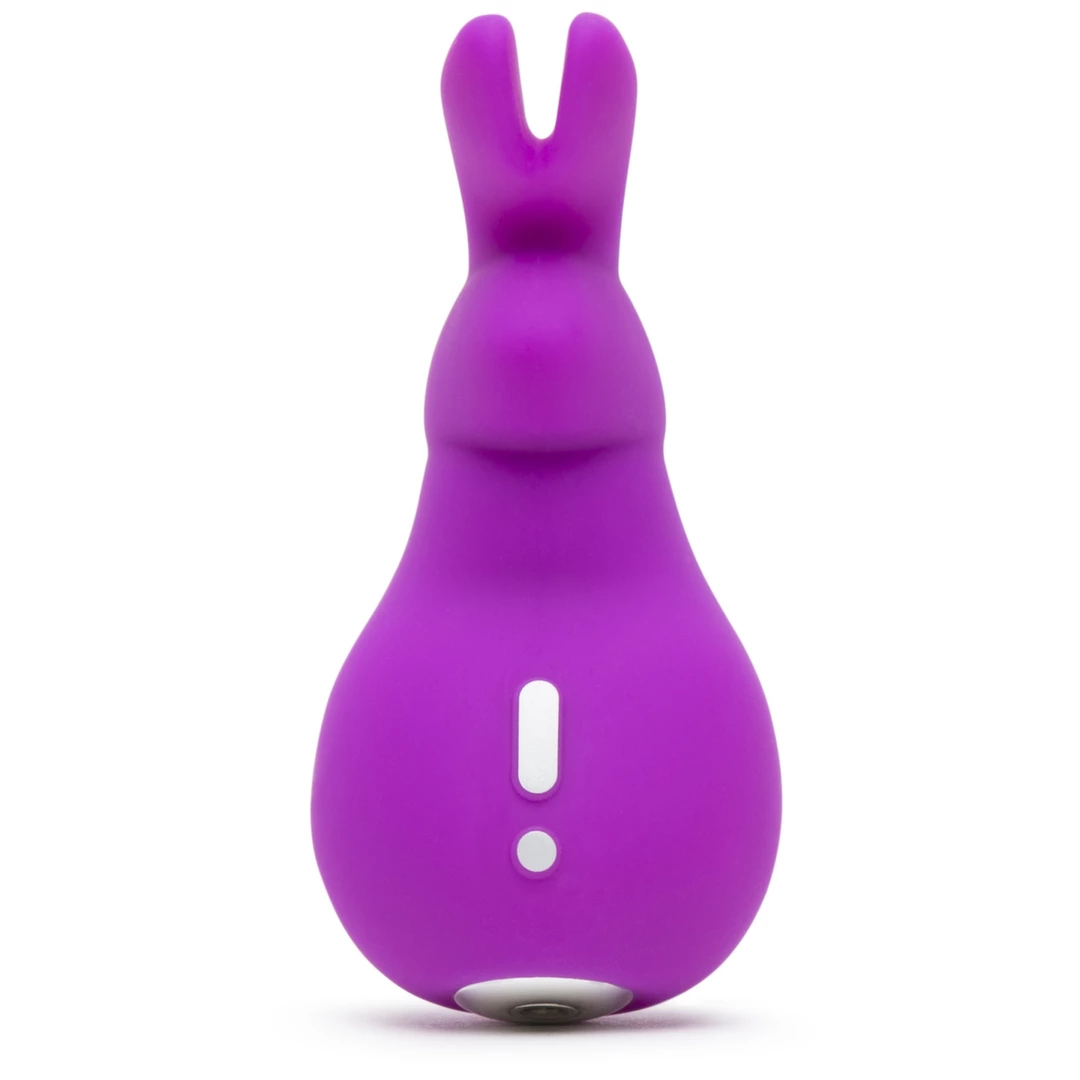 Happy Rabbit Mini Ears klitorio vibratorius, atsparus vandeniui, violetinis